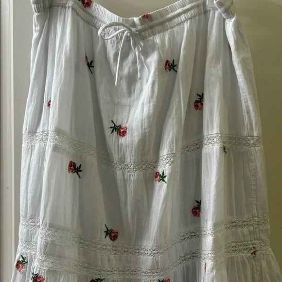 Free People Damson Madder Eden Floral Skirt Size 14 NWT - Picture 6 of 9